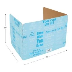 Testing Privacy Shields - Set Of 12 - Matte -Children School Supplies S818824 2