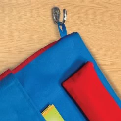 Deluxe Chair Pockets With Pencil Case - 36 Pack - Blue/Red -Children School Supplies S819231 1