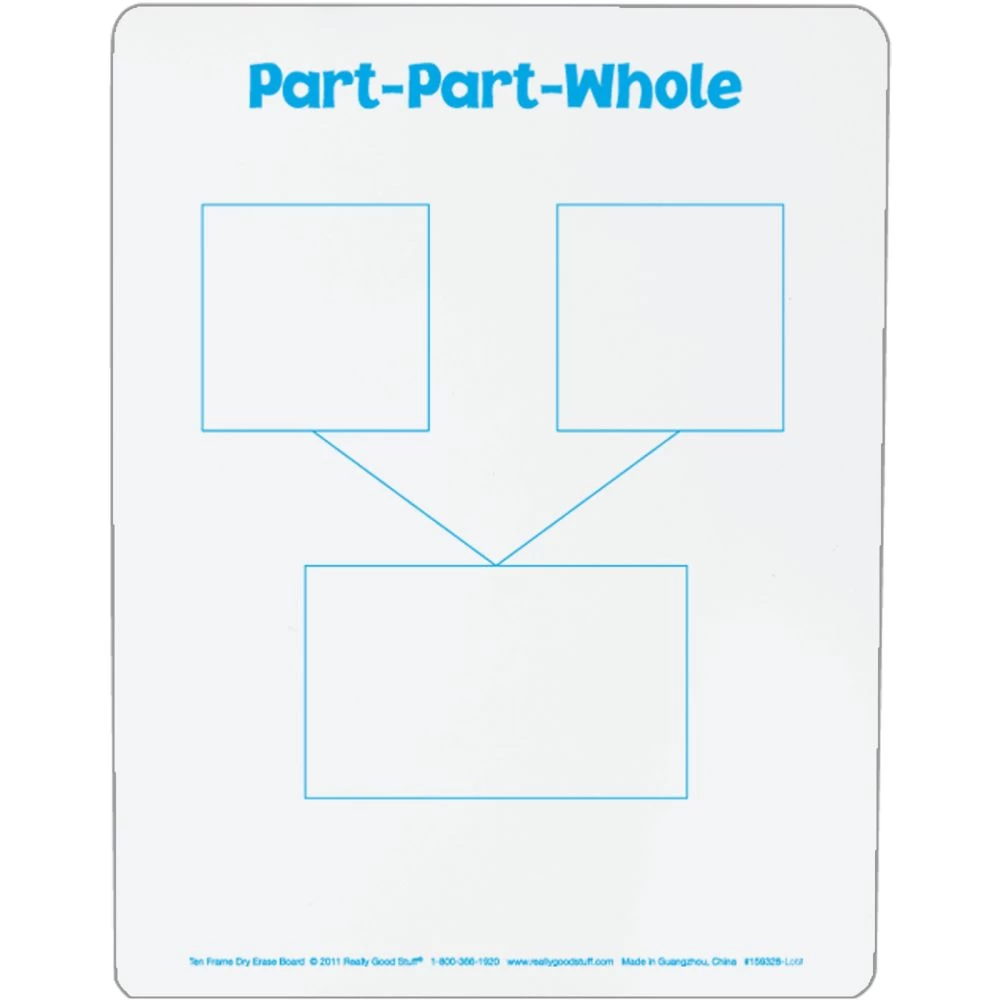 Ten-Frame And Part-Part-Whole Two-Sided Dry Erase Board Set 3 Ten-Frame And Part-Part-Whole Two-Sided Dry Erase Board Set - Image 3