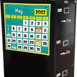 Space-Saver Calendar Pocket Chart™ - 1 Pocket Chart, 64 Cards -Children School Supplies S819591 4