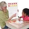 Magnetic Double Ten-Frame Dry Erase Demonstration Board Kit - Deluxe - 7 Dry Erase Boards, 50 Magnets