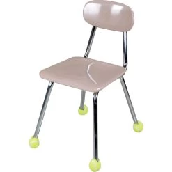 Quiet Chair Stay-Put Foot Covers - Set Of 144 - Yellow -Children School Supplies S820476 1