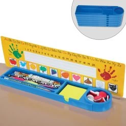 Really Good Stuff® Deluxe Desktop Prop And Park Tray With Adhesive Grip - Set Of 6