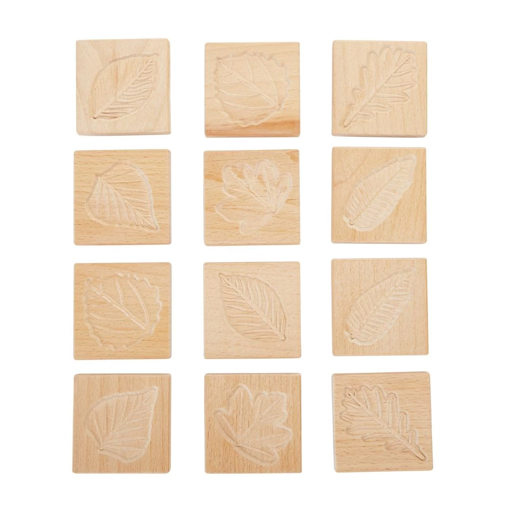 Sustainably Sourced Beechwood Match Me Sensory Leaf Tiles 1 Sustainably Sourced Beechwood Match Me Sensory Leaf Tiles