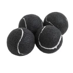 Really Good Stuff® Quiet Chair Stay-Put Foot Covers - Set Of 144 - Black