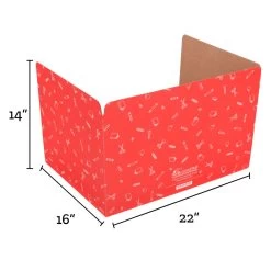 Large Privacy Shields - Set Of 12 - Matte -Children School Supplies S821993 2
