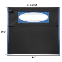 Store More® Grouping Chair Pockets - Black - 8 Chair Pockets -Children School Supplies S822490 1