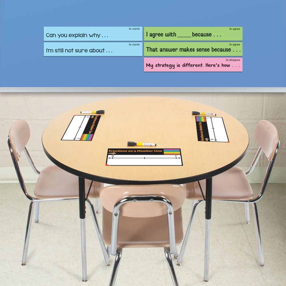 Accountable Talk Sentence Starters - 18 Sentence Strips 4 Accountable Talk Sentence Starters - 18 Sentence Strips - Image 4