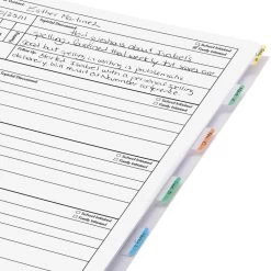 Parent Contact Record Book - Chalkboard Style - 1 Book, 49 Tabs -Children School Supplies S822800 2