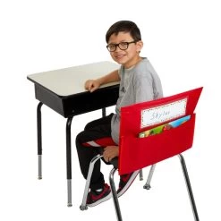 Store More® Grouping Chair Pockets - 6 Colors - Set Of 12 -Children School Supplies S822854 3