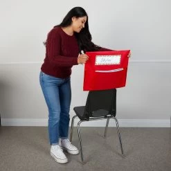 Store More® Grouping Chair Pockets - 6 Colors - Set Of 12 -Children School Supplies S822854 5