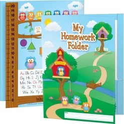 Early Learning Owl Homework Folders - 12 Folders
