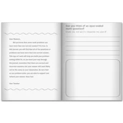 Open-Ended Responses Math Journals - 12 Journals -Children School Supplies S823220 1