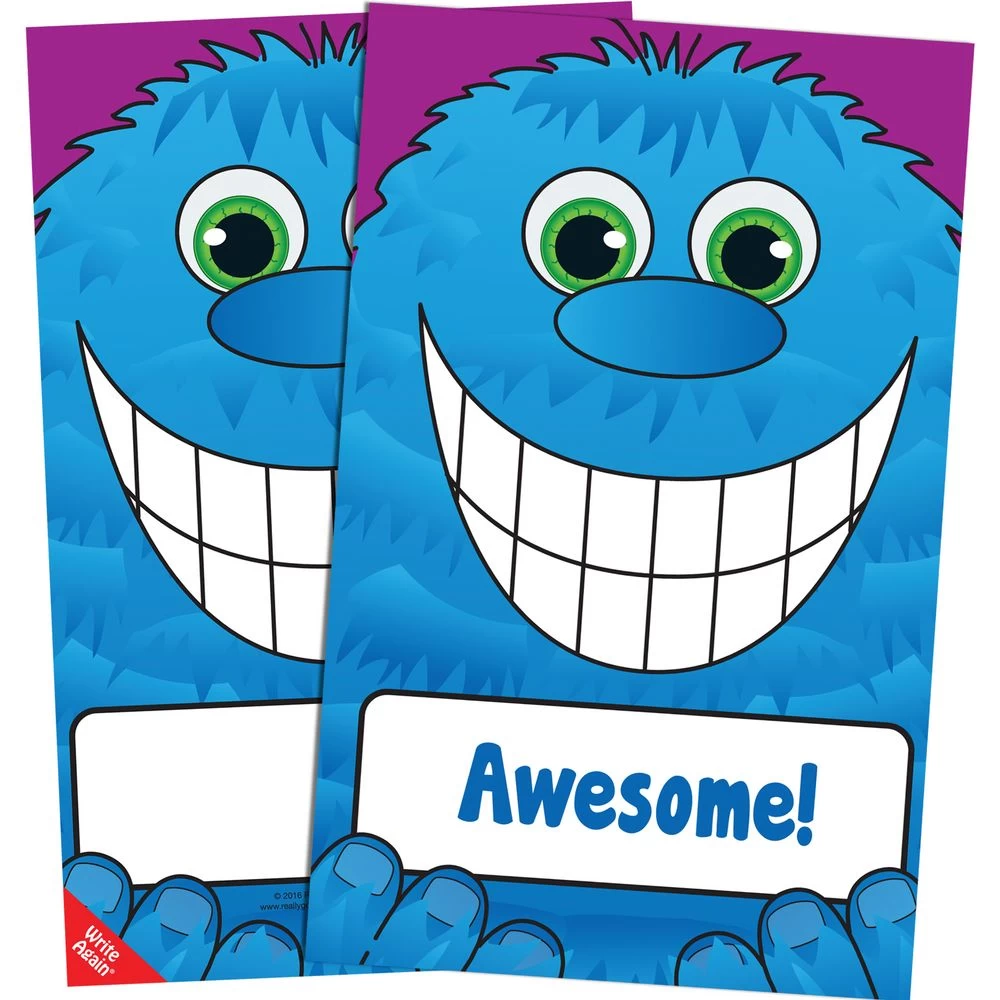 Really Good Stuff® We Have A "Monstrously" Good Behavior! Clip 'N' Track System - 1 Pocket Chart, 5 Cards, 36 Pins 4 Really Good Stuff® We Have A "Monstrously" Good Behavior! Clip 'N' Track System - 1 Pocket Chart, 5 Cards, 36 Pins - Image 4