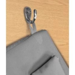 Deluxe Chair Pockets With Pencil Case - 6 Pack - Gray/Yellow -Children School Supplies S823483 3