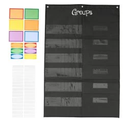 Small Group Management Pocket Chart™ - 1 Pocket Chart Set -Children School Supplies S823526 2