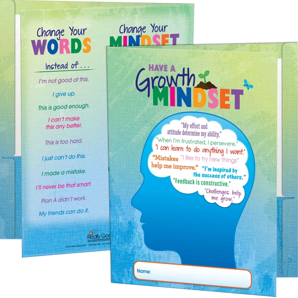 Growth Mindset Folders 1 Growth Mindset Folders