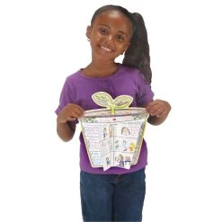 Ready-To-Decorate® 3-D Growth Mindset Flowerpots -Children School Supplies S823912 3