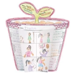 Ready-To-Decorate® 3-D Growth Mindset Flowerpots -Children School Supplies S823912 7