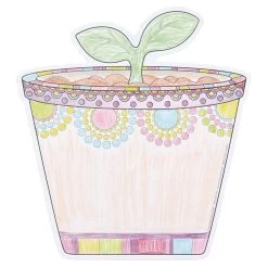 Ready-To-Decorate® 3-D Growth Mindset Flowerpots -Children School Supplies S823912 8