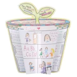Ready-To-Decorate® 3-D Growth Mindset Flowerpots -Children School Supplies S823912 9