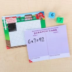 Real Estate Area Multiplication Dice Game - 1 Game -Children School Supplies S823937 2