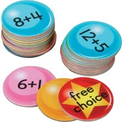 Addition And Subtraction Through 20 Gumball Facts Game - 4 Mats, 80 Chips 6 Addition And Subtraction Through 20 Gumball Facts Game - 4 Mats, 80 Chips -Children School Supplies S823967 1