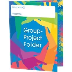 Group Project Folders With Helpful Tips - 3 Pocket - 12 Pack