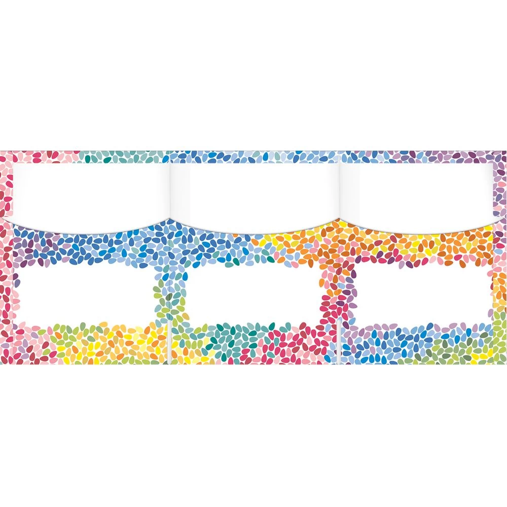 Colorful Drops Schoolwork Tri-Fold 3-Pocket Folders - 12 Folders 3 Colorful Drops Schoolwork Tri-Fold 3-Pocket Folders - 12 Folders - Image 3