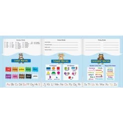 My Writing Tri-Fold 3-Pocket Folders - 12 Folders -Children School Supplies S824016 1