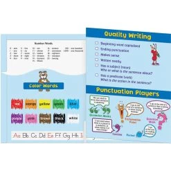 My Writing Tri-Fold 3-Pocket Folders - 12 Folders -Children School Supplies S824016 2