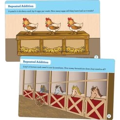 Farm Animal Task Cards - 22 Cards -Children School Supplies S824848 0
