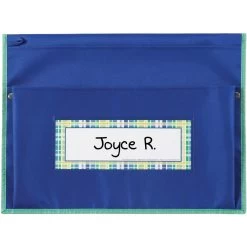 Store More® Dual Storage Deep-Pocket Chair Pockets - 36 Pack - Blue/ Mint -Children School Supplies S824858 2