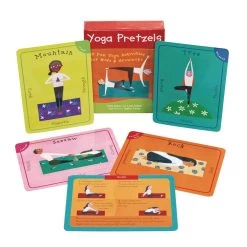 Yoga Pretzels: 50 Fun Yoga Activities For Kids And Grownups -Children School Supplies S898063 3