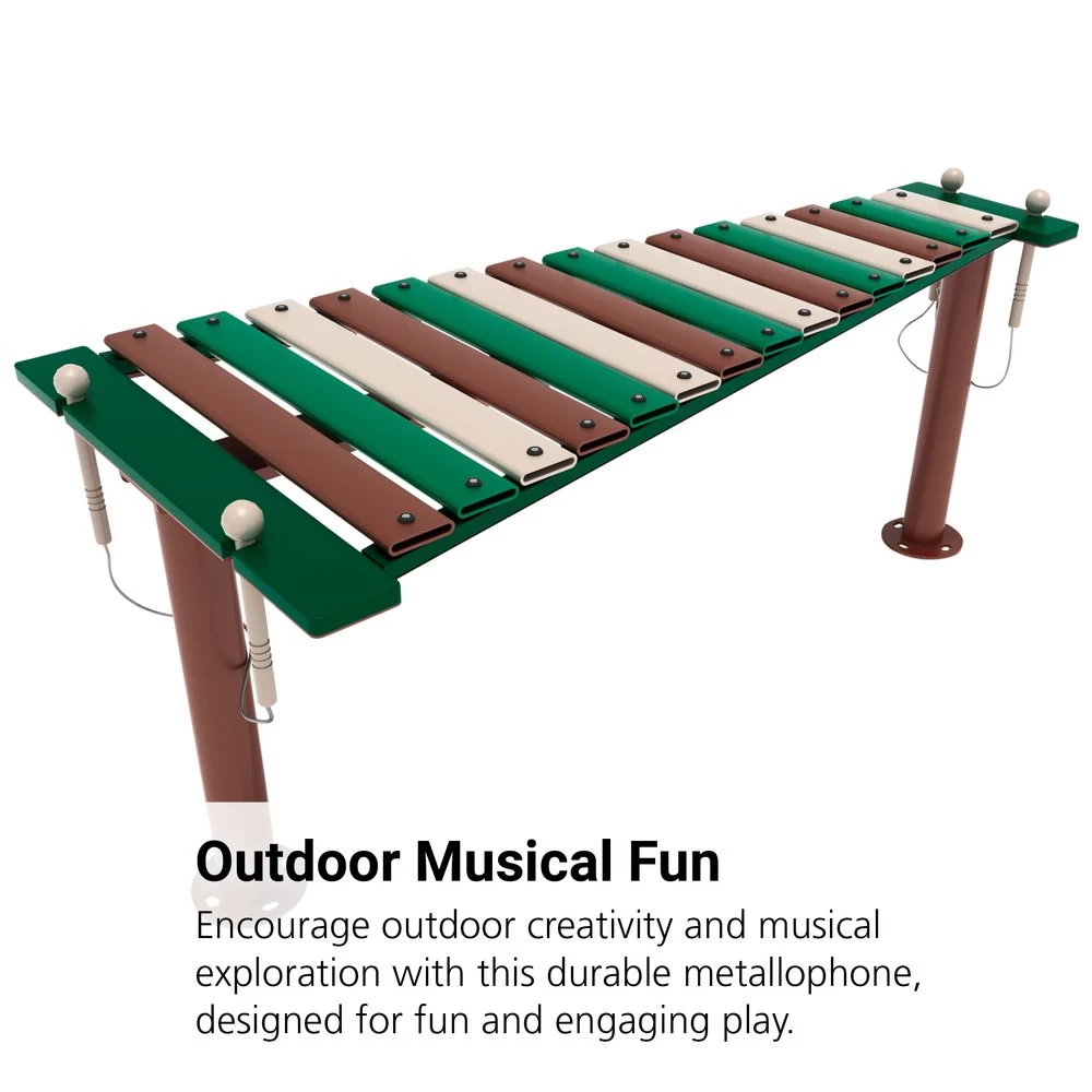 Outdoor Metallophone - Playground Equipment 2 Outdoor Metallophone - Playground Equipment - Image 2