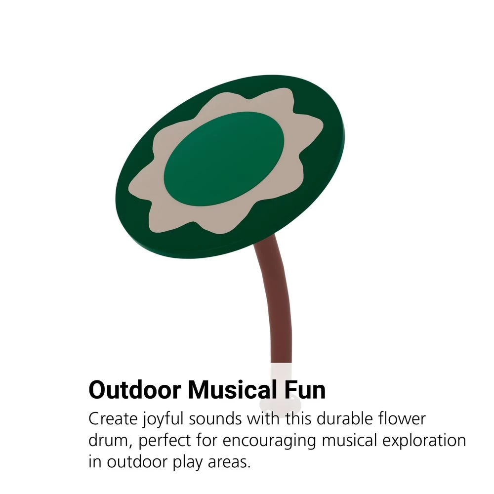 Outdoor Flower Drum - Playground Equipment 2 Outdoor Flower Drum - Playground Equipment - Image 2