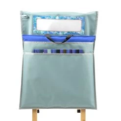 Really Good Stuff® Store More® Deluxe Dual Storage Deep Pocket Chair Pocket With Sit Upon- Calm And Cool - Single -Children School Supplies S905165 1