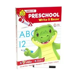 Preschool Write & Reuse Workbook