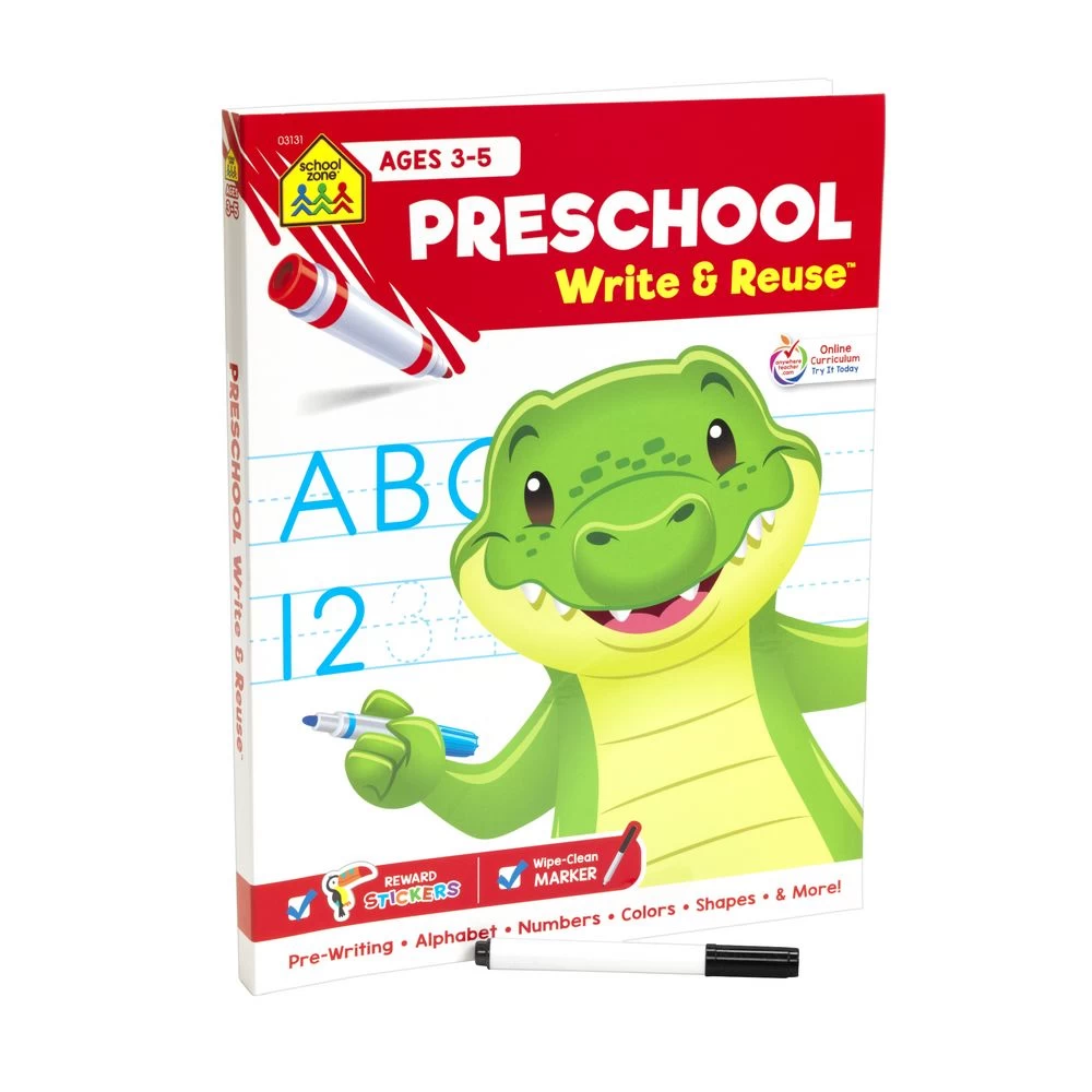 Preschool Write & Reuse Workbook 1 Preschool Write & Reuse Workbook