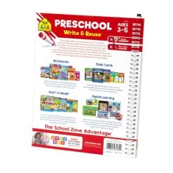 Preschool Write & Reuse Workbook 6 Preschool Write & Reuse Workbook -Children School Supplies S906178 1