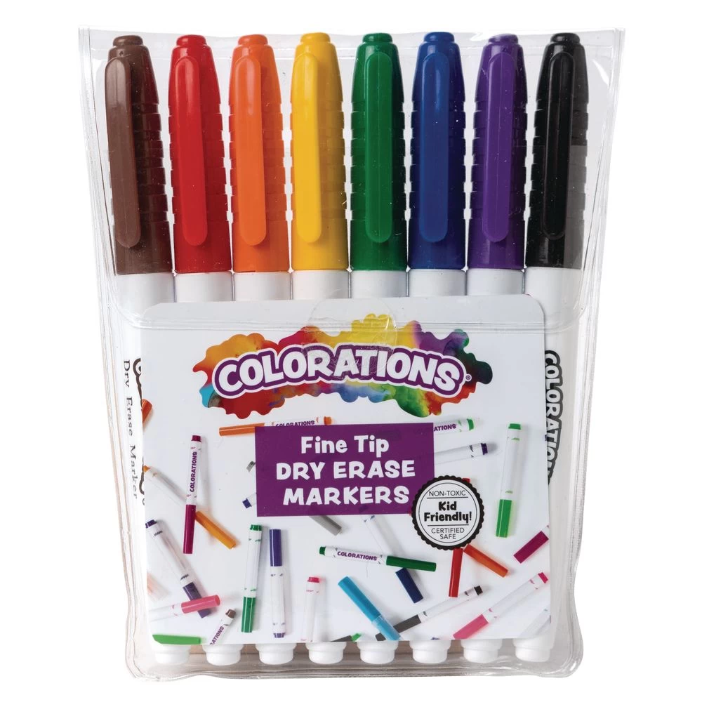 Colorations® 12 Packs Of Dry Erase Markers, Fine Tip, 12 Sets 2 Colorations® 12 Packs Of Dry Erase Markers, Fine Tip, 12 Sets - Image 2