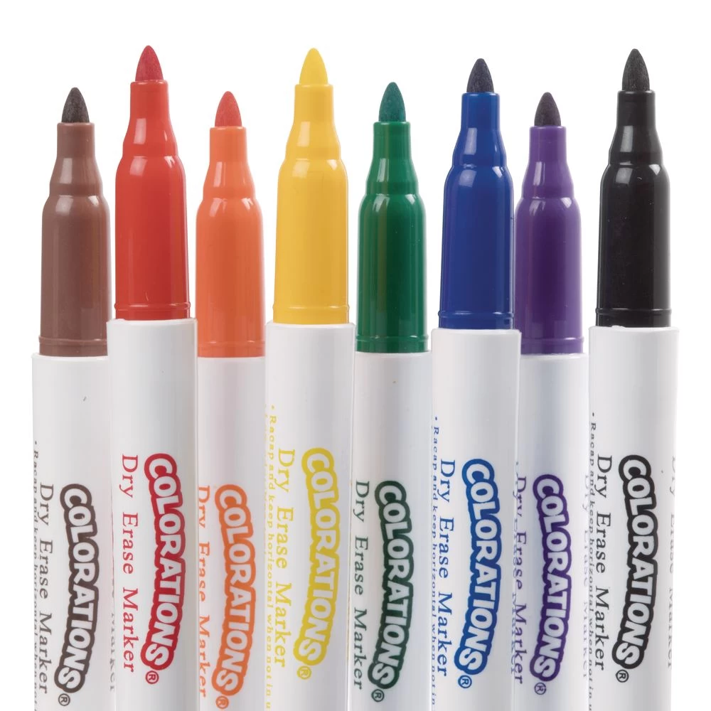 Colorations® 12 Packs Of Dry Erase Markers, Fine Tip, 12 Sets 3 Colorations® 12 Packs Of Dry Erase Markers, Fine Tip, 12 Sets - Image 3
