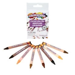 Colorations® Colors Like Me® Crayons - 8 Colors, Regular Size