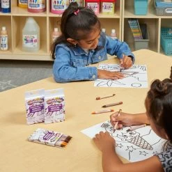 Colorations® Colors Like Me Crayons - 24 Packs, 8 Colors, Regular Size -Children School Supplies S913254 2