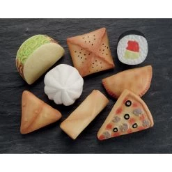Sensory Outdoor Foods Of The World Play Stones - Set Of 8