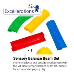 Excellerations® Sensory Balance Beam 20-Piece Set -Children School Supplies S919365 1