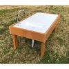 High-Density Recycled Plastic Outdoor Mud Table - Toddler 19"