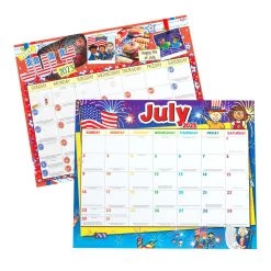 Really Good Stuff® Monthly Calendar Pages And Stickers 2022-2023 Double Sided Primary & Intermediate -Children School Supplies S927445 3