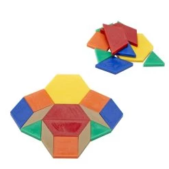 Excellerations® Pattern Blocks - 24 Pieces -Children School Supplies S931705 3