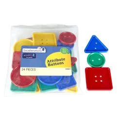 Excellerations® Attribute Buttons - Set Of 24